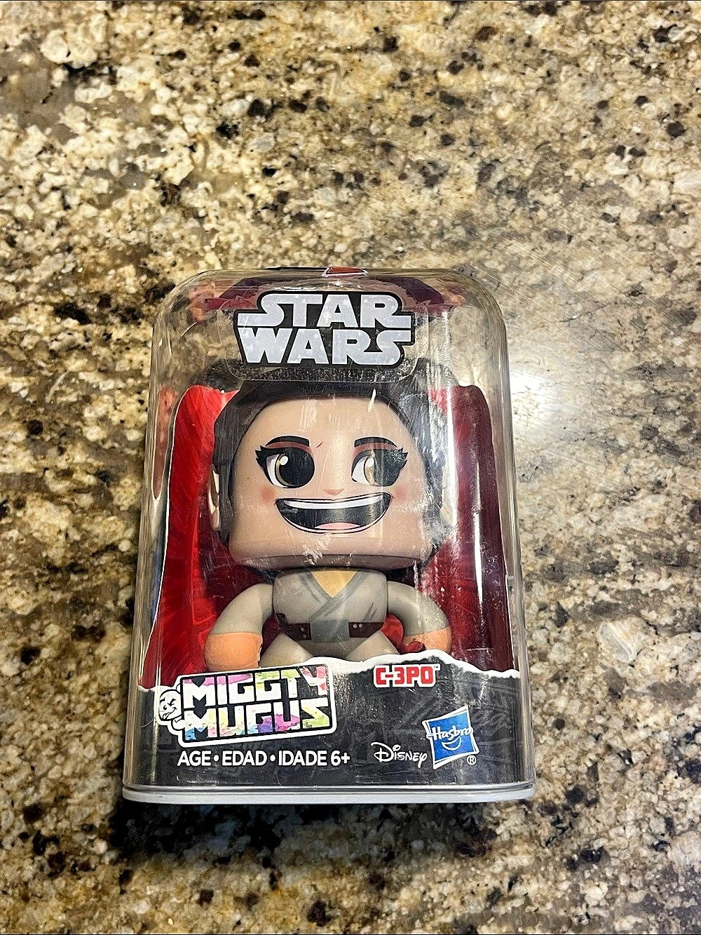 Hasbro Mighty Muggs C-3PO Star Wars Figure in Red & Brown NEW